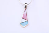 Mother of Pearl Pendant, Made from Solid Cast 9ct White Gold
