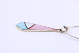 Mother of Pearl Pendant, Made from Solid Cast 9ct White Gold