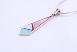 Mother of Pearl Pendant, Made from Solid Cast 9ct White Gold