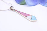 Mother of Pearl Pendant, Made from Solid Cast 9ct White Gold