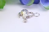 Tea Pot Charm, Traditional Charm, Made from Solid 925 Grade Sterling Silver, Complete with Attachment Link
