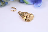 Cowboy Hat Charm, Three Dimensional Charm, Made from solid cast Yellow Gold British Hallmarked