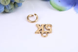 5K Charm, Made from Solid Cast Yellow Gold, British Hallmarked