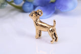 Cat Charm, Made From Solid Cast Yellow Gold with British Hallmark, Complete with Attachment Link