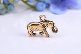 Elephant Charm, Traditional Charm, Made from Solid Cast Yellow Gold, British Hallmarked