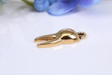 Tooth Charm, Traditional Charm, Made from Solid Cast Yellow Gold, British Hallmarked