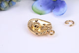 Baseball Glove and Ball Charm, Traditional Charm, Made from Solid Cast Yellow Gold, British Hallmarked