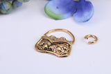 Handbag Charm, Traditional Charm, Made from Solid Cast Yellow Gold, British Hallmarked