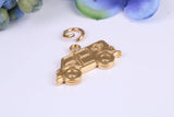 Ambulance Charm, Made from Solid Cast Yellow Gold, British Hallmarked