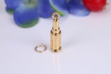 Telescope Charm, Traditional Charm, Made from Solid Cast Yellow Gold, British Hallmarked