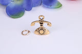 Vintage Phone Charm, Traditional Charm, Made From Solid Cast Yellow Gold with British Hallmark