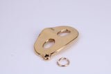 Pantomime Mask Charm, Traditional Charm, Made from Solid Cast Yellow Gold, British Hallmarked
