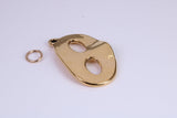Pantomime Mask Charm, Traditional Charm, Made from Solid Cast Yellow Gold, British Hallmarked