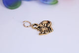Cat Charm, Traditional Charm, Made from Solid Cast Yellow Gold, British Hallmarked