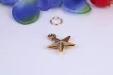 Star Charm, Traditional Charm, Made from Solid Cast Yellow Gold, British Hallmarked