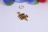 Registered Nurse Charm, Traditional Charm, Made from Solid Cast Yellow Gold, British Hallmarked