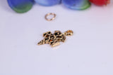 Registered Nurse Charm, Traditional Charm, Made from Solid Cast Yellow Gold, British Hallmarked