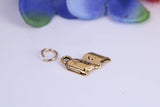 Reading Book Charm, Traditional Charm, Made from Solid Cast Yellow Gold, British Hallmarked