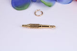 Dentist Drill Charm, Traditional Charm, Made from Solid Cast Yellow Gold, British Hallmarked