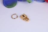 Padlock Charm, Traditional Charm, Made from Solid Cast Yellow Gold, British Hallmarked