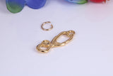 Stethoscope Charm, Traditional Charm, Made from Solid Cast Yellow Gold, British Hallmarked