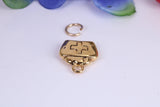 First Aid Case Charm, Traditional Charm, Made from Solid Cast Yellow Gold, British Hallmarked