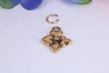 Playing Cards Symbols Charm, Made from Solid Cast Yellow Gold, British Hallmarked