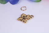 Playing Cards Symbols Charm, Made from Solid Cast Yellow Gold, British Hallmarked