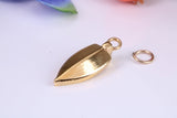 Dingy Boat Charm, Traditional Charm, Made from Solid Yellow Gold, British Hallmarked