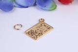Cook Book Charm, Made from Solid Cast Yellow Gold, British Hallmarked