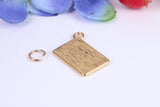Cook Book Charm, Made from Solid Cast Yellow Gold, British Hallmarked