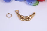 Pantomime Mask Charm, Traditional Charm, Made from Solid Cast Yellow Gold, British Hallmarked