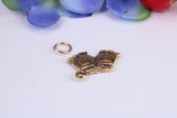 Shorts Charm, Traditional Charm, Made from Solid Cast Yellow Gold, British Hallmarked