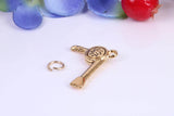 Hair Dryer Charm, Traditional Charm, Made from Solid Cast Yellow Gold, British Hallmarked