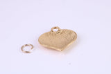 Love Band Charm, Traditional Charm, Made from Solid Cast Yellow Gold, British Hallmarked, Complete with Attachment Link