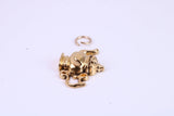 Teapot Charm, Made from Solid Cast Yellow Gold, British Hallmarked, Complete with Attachment Link