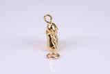 Buddha Charm, Traditional Charm, Made from Solid Yellow Gold, British Hallmarked, Complete with Attachment Link