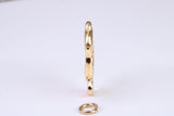 Performing Dolphins Charm, Traditional Charm, Made from Solid Yellow Gold, British Hallmarked, Complete with Attachment Link