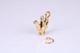 Teapot Charm, Made from Solid Cast Yellow Gold, British Hallmarked, Complete with Attachment Link