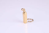 Iconic London Big Ben Charm, Made from Solid Yellow Gold, British Hallmarked, Complete with Attachment Link