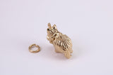 Scottish Terrier Dog Charm, Traditional Charm, Made from Solid Yellow Gold, British Hallmarked, Complete with Attachment Link