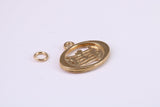 Musical Notes Charm, Traditional Charm, Made from Solid Yellow Gold, British Hallmarked, Complete with Attachment Link