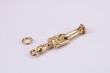 Queens Guard Charm, Made from Solid Cast Yellow Gold, British Hallmarked, Complete with Attachment Link