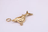 Sail Fish Charm, Traditional Charm, Made from Solid Yellow Gold, British Hallmarked, Complete with Attachment Link