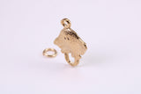 Sting Ray Charm, Traditional Charm, Made from Solid Yellow Gold, British Hallmarked, Complete with Attachment Link