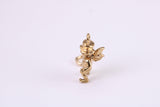 Leprechaun Charm, Traditional Charm, Made from Solid Yellow Gold, British Hallmarked , Complete with Attachment Link