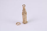 Iconic London Big Ben Charm, Traditional Charm, Made from Solid Yellow Gold, British Hallmarked, Complete with Attachment Link