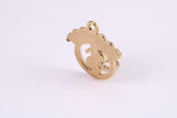 Jackpot Charm, Traditional Charm, Made from Solid Yellow Gold, British Hallmarked, Complete with Attachment Link