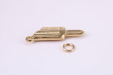 Ice Lolly Charm, Traditional Charm, Made from Solid Yellow Gold, British Hallmarked, Complete with Attachment Link
