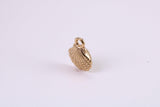 Sea Shell Charm, Traditional Charm, Made from Solid Yellow Gold, British Hallmarked, Complete with Attachment Link